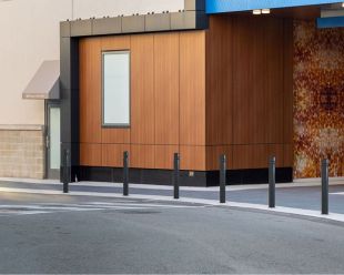 Słupek chodnikowy ozdobny | metalowy, parkingowy, miejski typu wrocławskiego